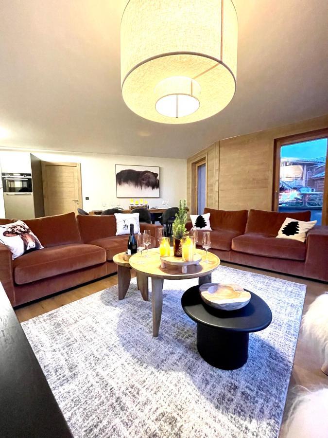 Appartement De Standing Plein Centre Station, 50M Des Pistes Les Gets Eksteriør billede
